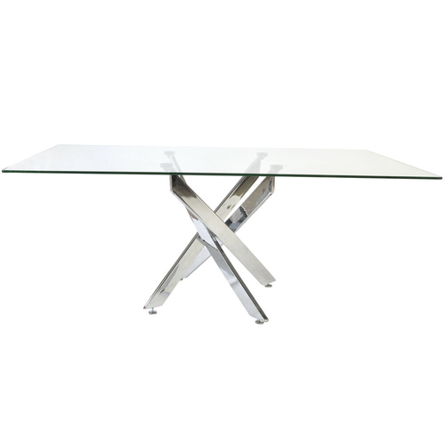 Centre Table DKD Home Decor Crystal Metal Aluminium 120 x 70 x 50 cm