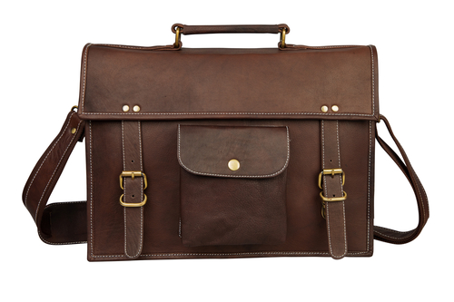 Combo Of 2 ,Leather Crossbody bag with Black Laptop bag.