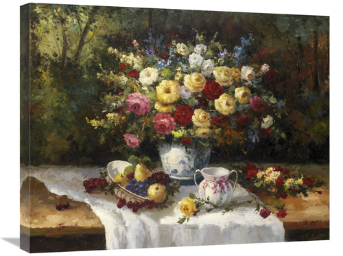 Global Gallery GCS-132437-2228-142 22 x 28 in. Classic Floral Still Li