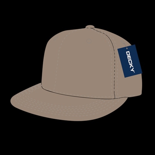 Decky 361-KHA Cotton Snapbacks- Khaki