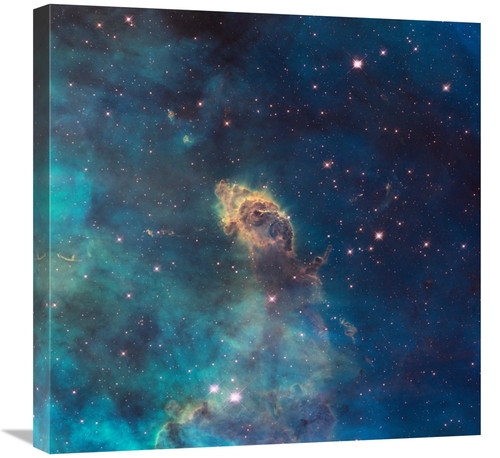 Global Gallery GCS-455998-2424-142 24 x 24 in. Jet in Carina - WFC3 UV