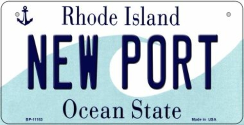 Smart Blonde BP-11183 3 x 6 in. New Port Rhode Island Novelty Metal Bi