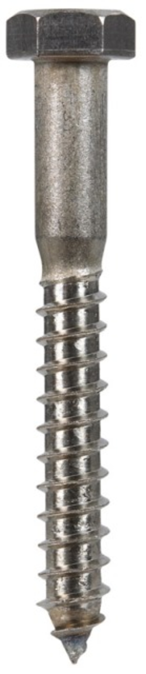 Hillman 832070 0.375 x 3 in. Hex Head Lag Bolt  Stainless Steel