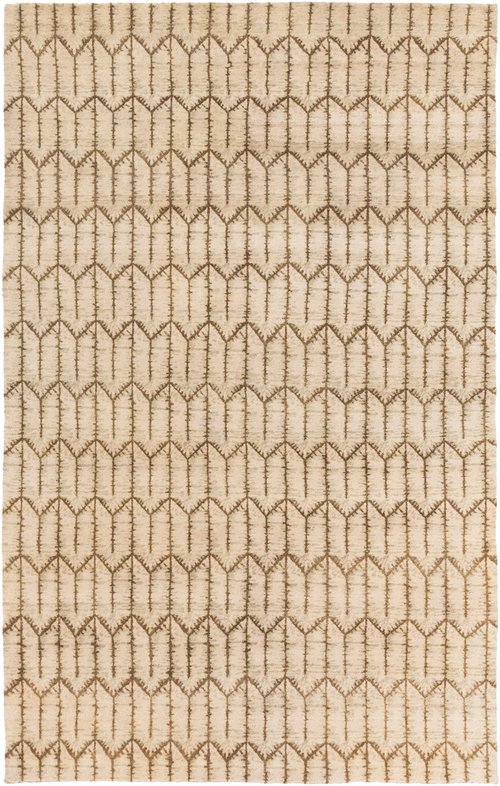 Surya THP1000-23 Thompson Area Rug - Khaki, Camel - 2 x 3 ft.