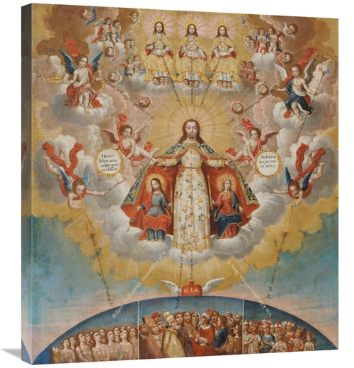 Global Gallery GCS-268615-30-142 30 in. The Celestial Court Art Print 