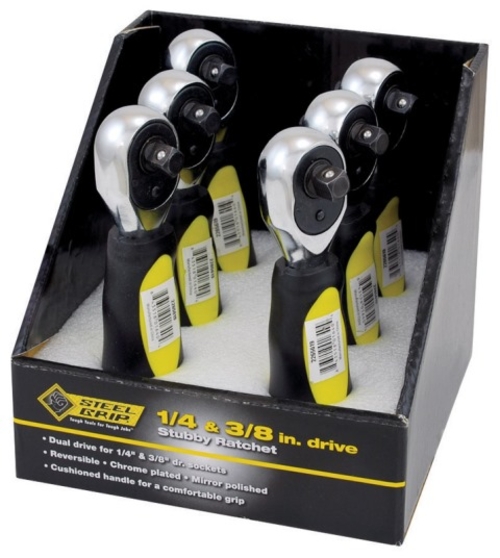 Steel Grip 2265619 Stubby Ratchet Counter Top Display Steelgrip - pack