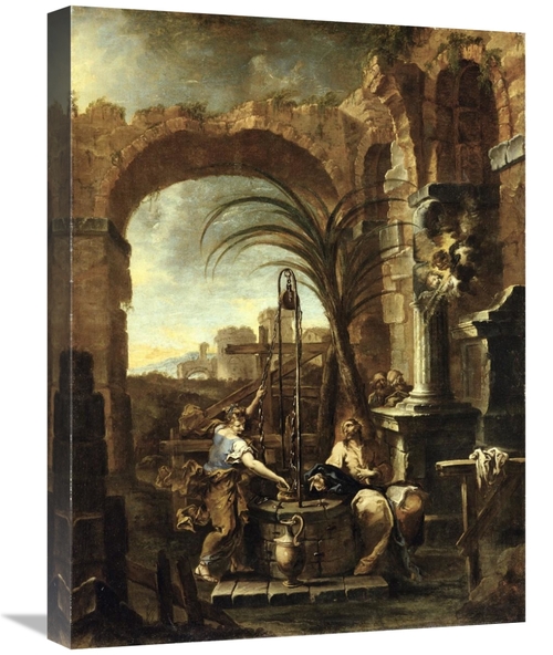 Global Gallery GCS-456114-1824-142 18 x 24 in. Christ & the Samaritan 