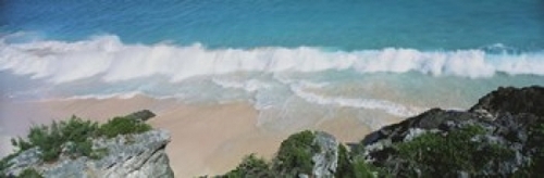 Panoramic Images PPI90100L High angle view of waves in the ocean  Atla