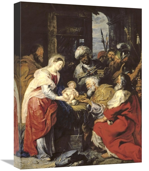 Global Gallery GCS-279908-22-142 22 in. Adoration of the Kings Art Pri