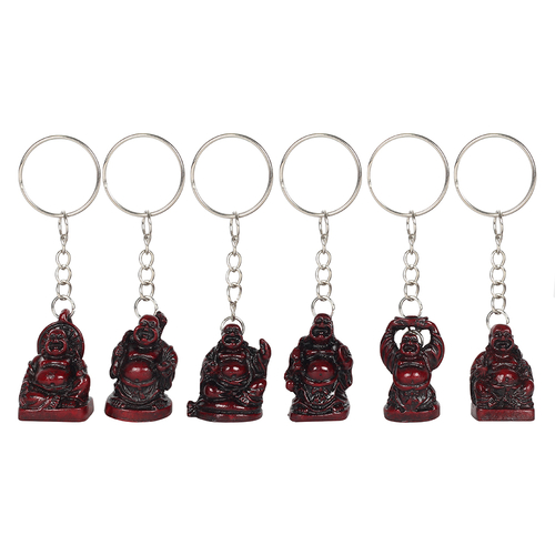 4cm Red Buddha Keyring