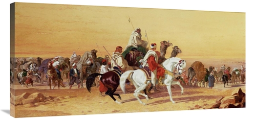 Global Gallery GCS-266532-44-142 44 in. An Arab Caravan Art Print - Jo