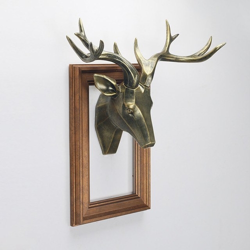 Resin Moose Head Wall