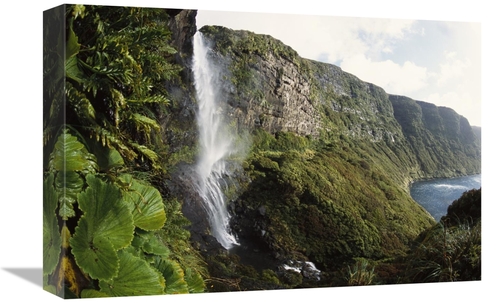Global Gallery GCS-451588-1218-142 12 x 18 in. Waterfall Dropping Into