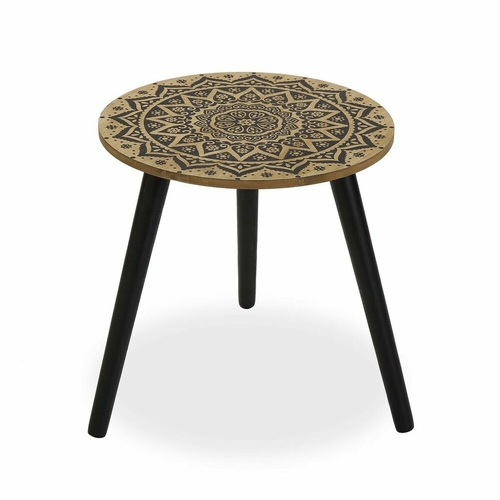 Side table Versa Metal Wood (39,5 x 43 x 39,5 cm)