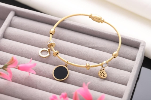 Golden Brass Bracelets for Women