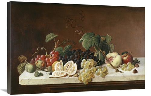 Global Gallery GCS-279869-36-142 36 in. Still Life with Fruit Art Prin