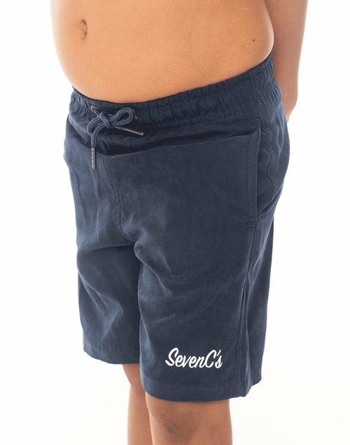 Navy Kids Shorts