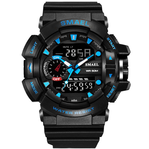 Waterproof Sport Watch Men Analog Digital Watch