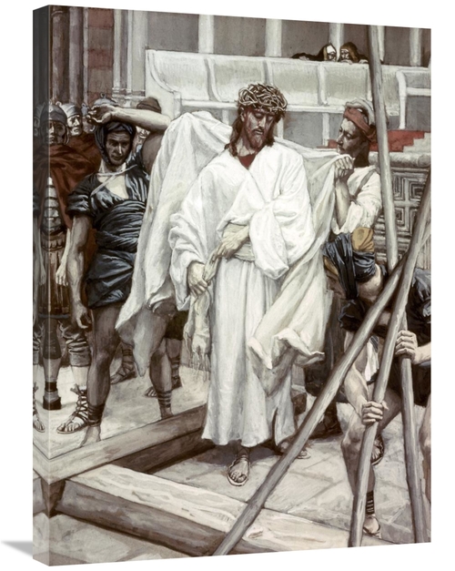 Global Gallery GCS-280207-30-142 30 in. & They Put His Own Raiment on 