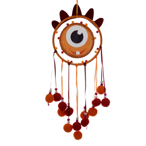 Cute Fun Orange Monster Monstarz Dreamcatcher