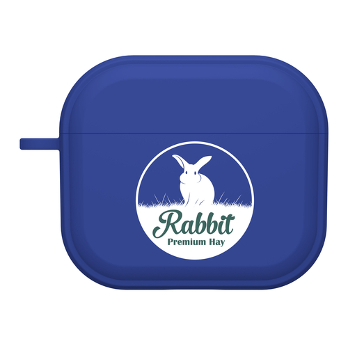 Custom Logo HDX Blue Case Cover for Apple AirPods Gen 1, 2, 3 & Pro