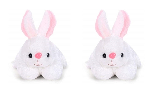 Rabbit Stuffed Plush Animal Soft Toy PACK OF 2
