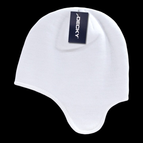 Decky 616-WHT Helmet Beanies- White