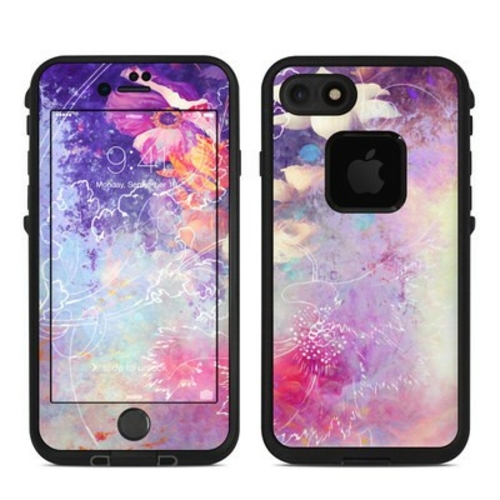 DecalGirl LFI7-SKFLILY Lifeproof iPhone 7-8 Fre Case Skin - Sketch Flo