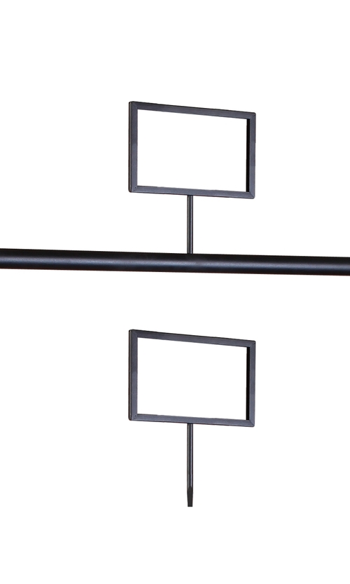 1.5 x 7 in. Pipeline Grey Metal Sign Holder