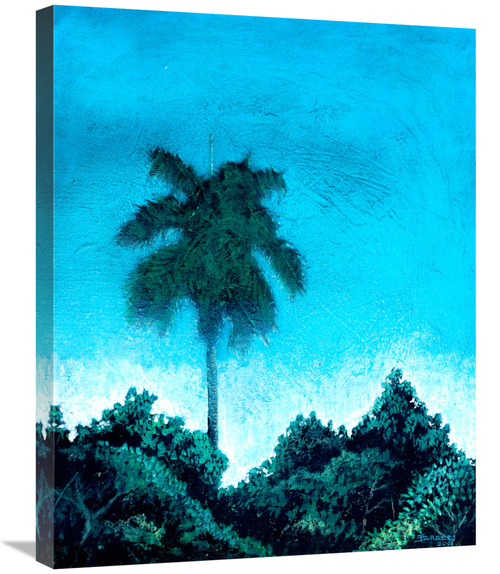 Global Gallery GCS-477325-2228-142 22 x 28 in. Single Palm Art Print -