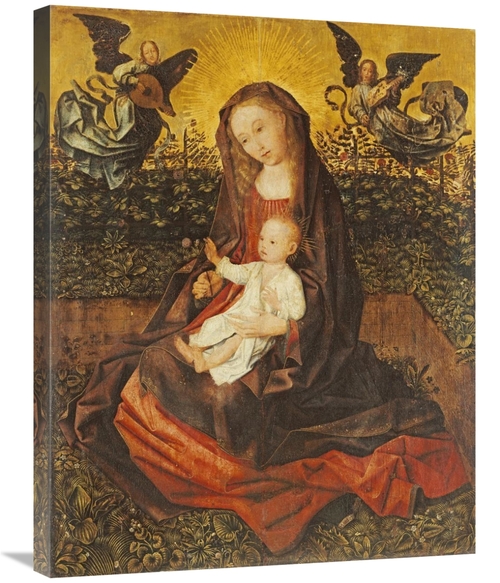 Global Gallery GCS-267489-30-142 30 in. The Virgin & Child with Two Mu