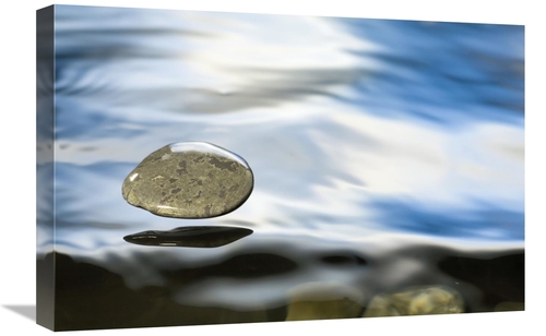Global Gallery GCS-395708-1624-142 16 x 24 in. Skipping Stone Just Abo