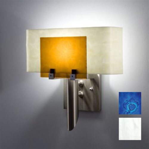 WPT Design Dessy1 - WB-FLWH Incadescent Wall Sconce - Flat Back White-