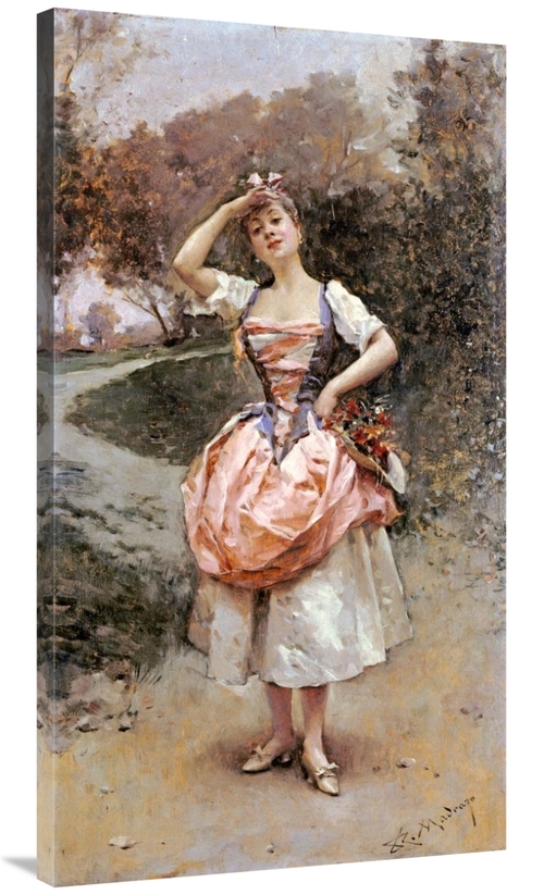 Global Gallery GCS-268439-44-142 44 in. A Country Maid Art Print - Rai