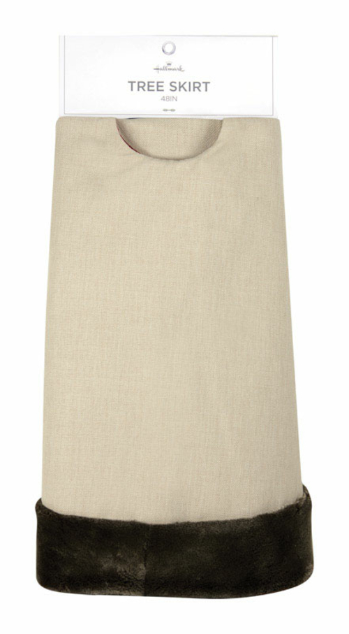 Hallmark 9467259 18 x 23 x 1 in. Tree Skirt Christmas Decoration  Gree