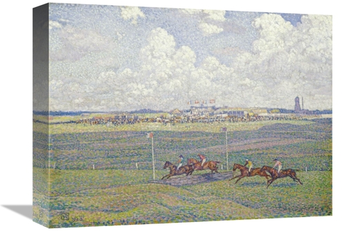 Global Gallery GCS-267505-16-142 16 in. The Racecourse at Boulogne-Sur
