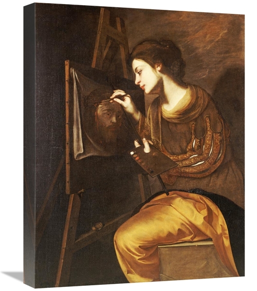 Global Gallery GCS-266461-22-142 22 in. A Female Artist Painting the I
