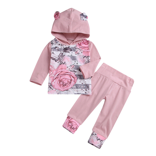 Lovely Newborn Baby Girl Floral Sets Girl