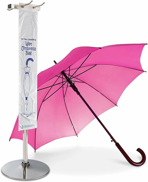 Pack of 1000 Long Umbrella Bags, 7 x 35 + 1.5 LP, Ultra Thin