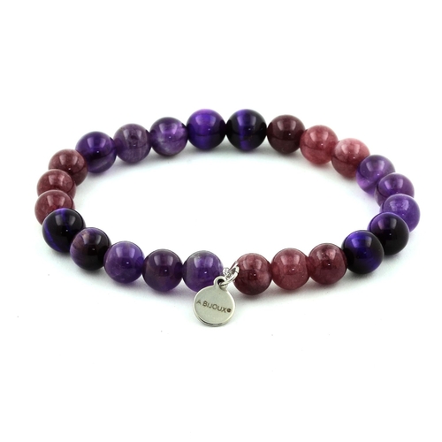 Tiger's Eye + Red Tiger's Eye + Purple Tiger's Eye Bracelet 