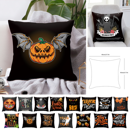 15 Styles Halloween Cushion Cover Pumpkin Trick Or