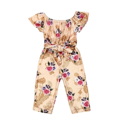 Floral Newborn Infant Baby Girl Flower Romper