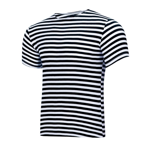 Genuine Russian Black Striped Paratrooper Short Sleeved Top T Shirt