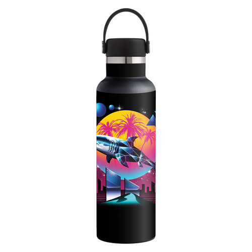 MightySkins HFST21-Sharp Shark Skin for Hydro Flask 21 oz Standard Mou