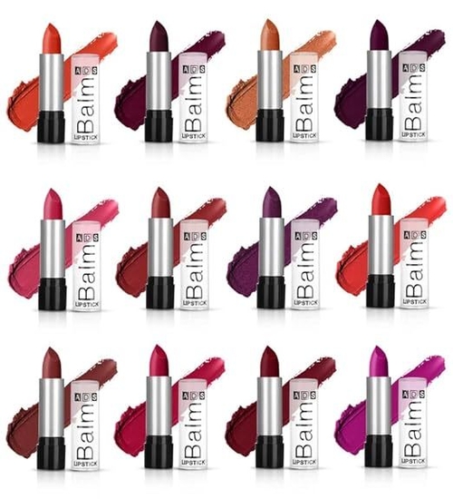 Matte Amplified Crème Balm Lipstick, Pack of 12(J113-D)