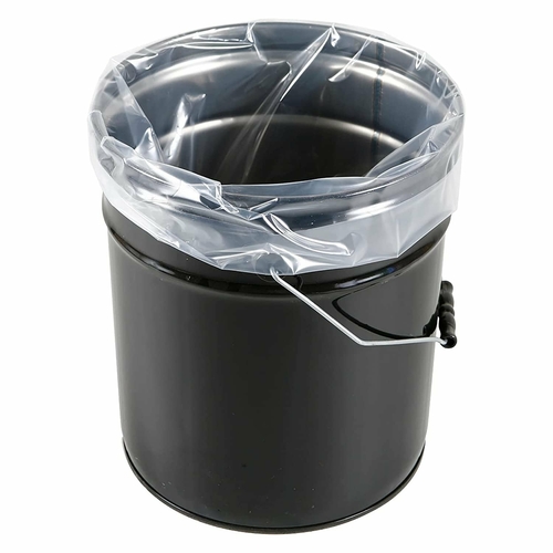 Pack of 500 Clear Drum Liners 19 x 22. Cylindrical Shaped Liners