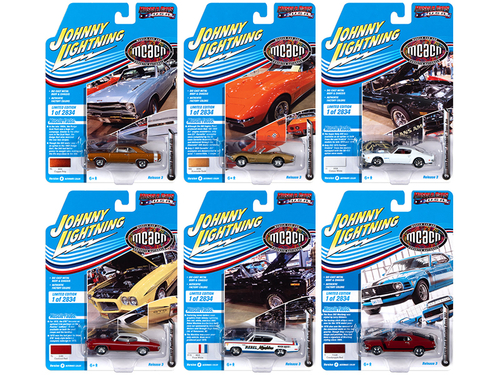 Muscle Cars USA 2020 Set B of 6 Cars Release 3 \Muscle Car & Corvette