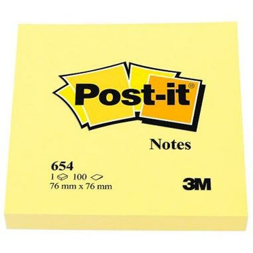 Sticky Notes Post-it CANARY YELLOW Yellow 7,6 x 7,6 cm 36 Units 36