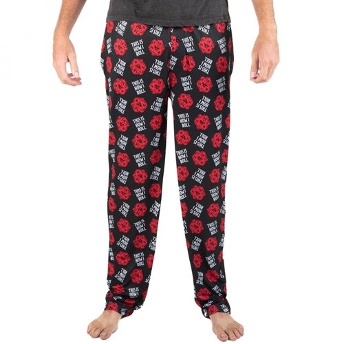 Dungeons & Dragons 814411-xxlarge-44-46 How I Roll All over Print Slee