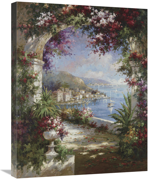 Global Gallery GCS-121149-2228-142 22 x 28 in. Floral Vista Art Print 
